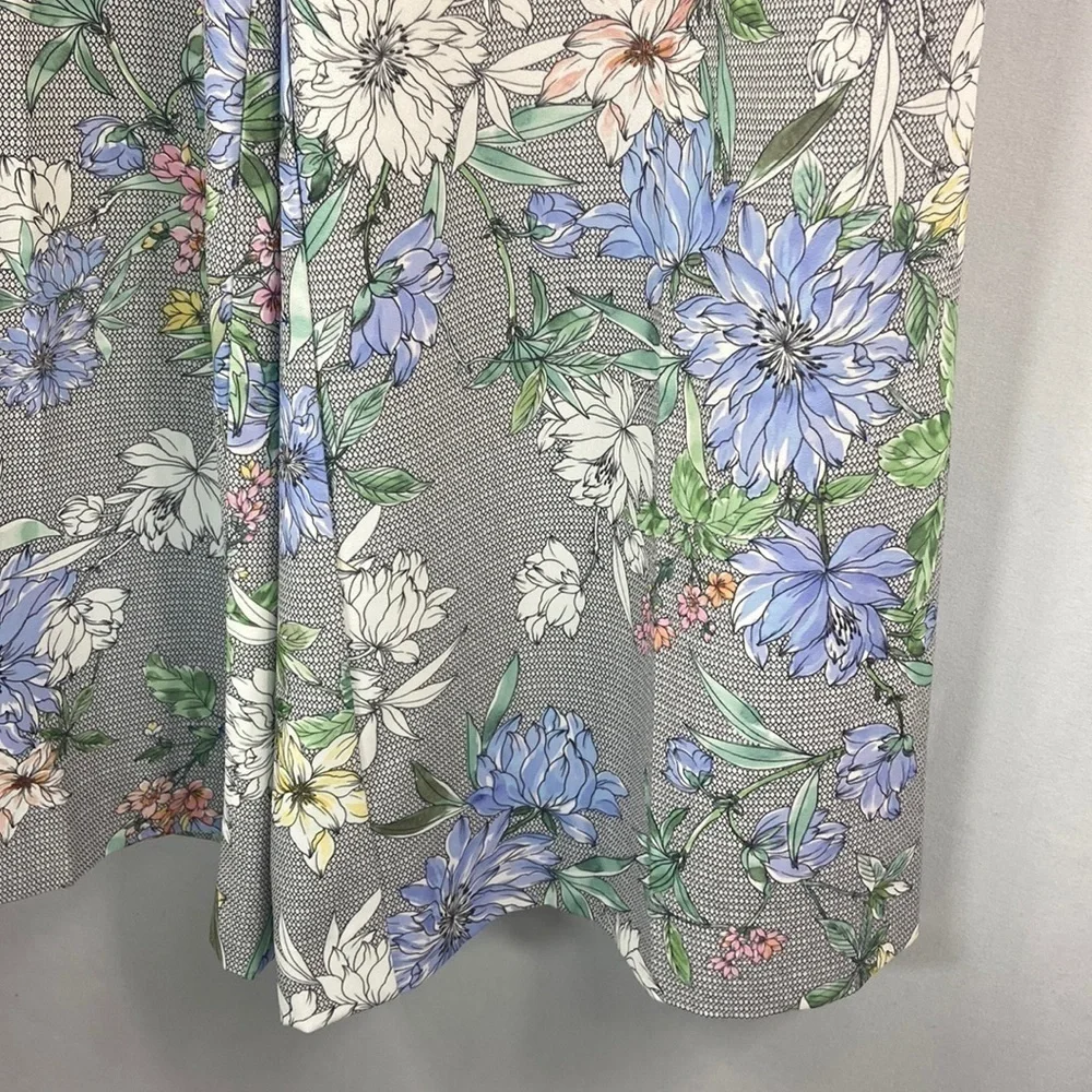 H&M Strapless Floral Wide Leg Cropped Romper - Picture 5 of 8
